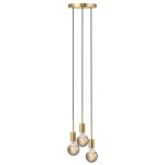 Nordlux Paco Pendellampa Metall 3-Spot Mässing | Passande för 3x E27